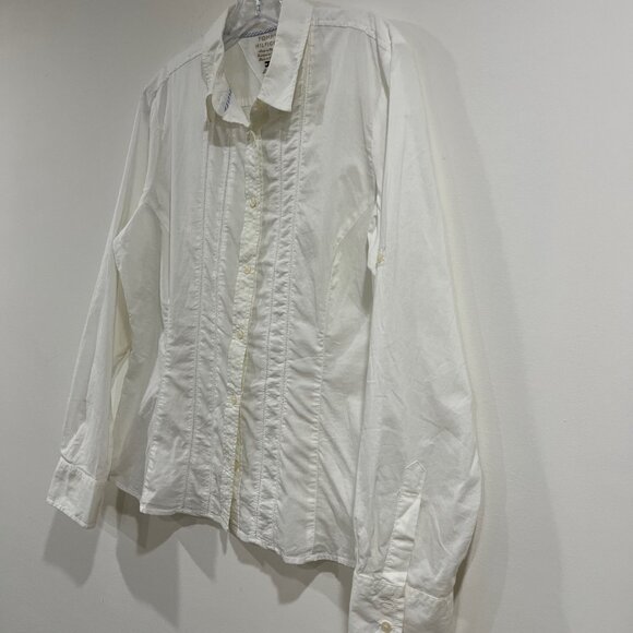 Tommy Hilfiger Long Sleeve Button-front Blouse Size Large  Romantic Style - Picture 4 of 8